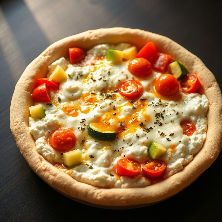easy cottage cheese pizza bowl