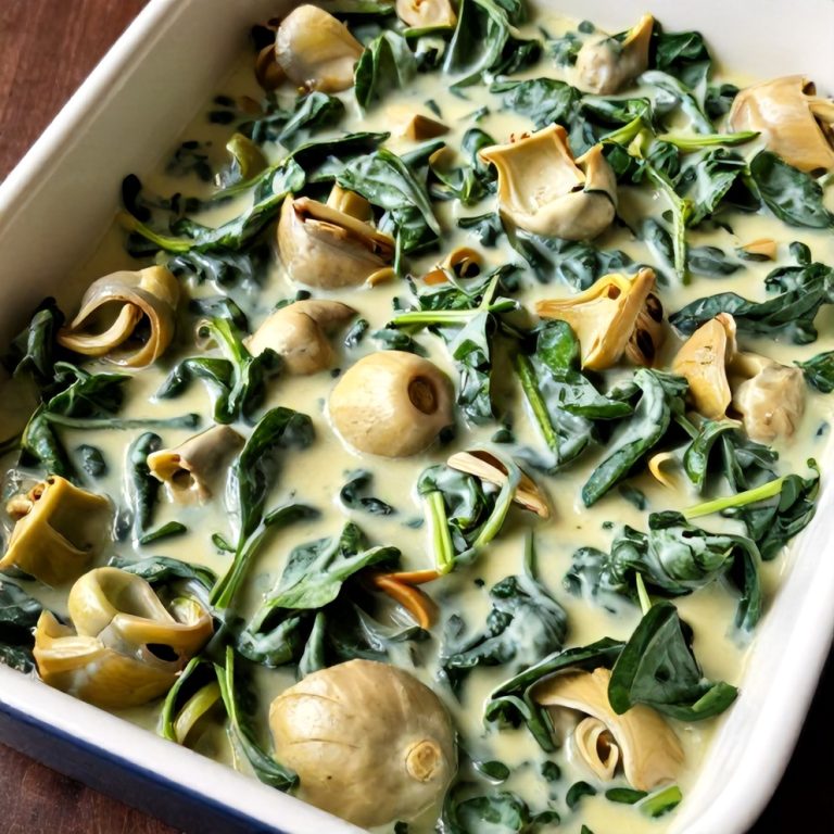 Easy Creamed Spinach and Artichokes