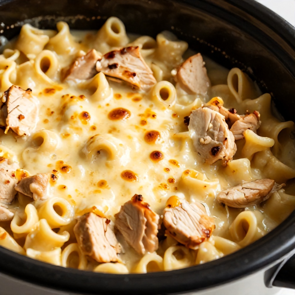 Crockpot Chicken Tortellini