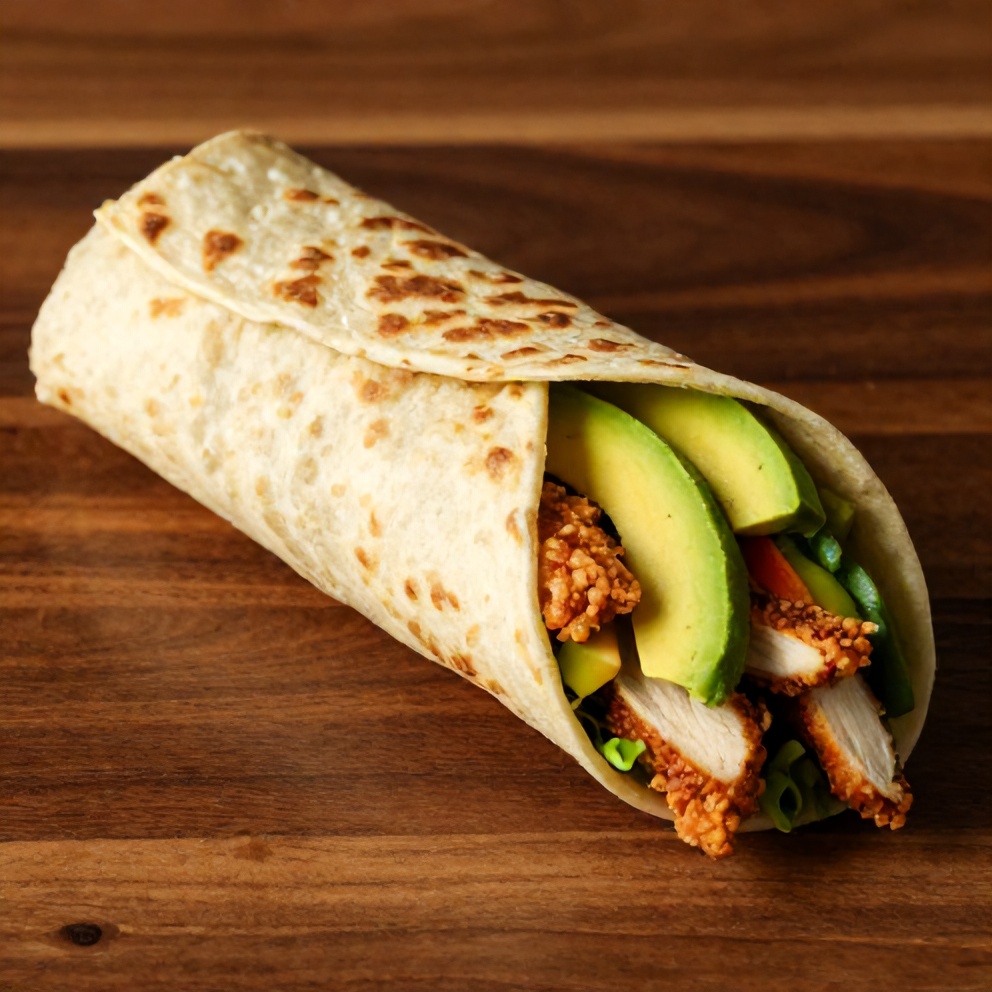 Easy Chicken Avocado Wrap