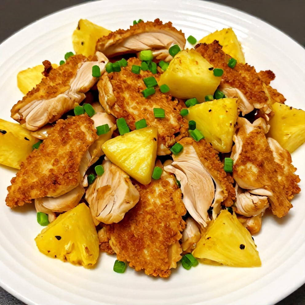 Easy Crockpot Hawaiian Chicken Final Dish