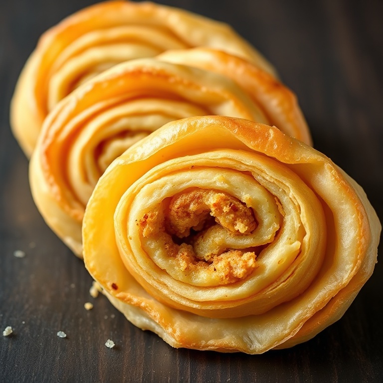 easy dabeli puff pastry swirls