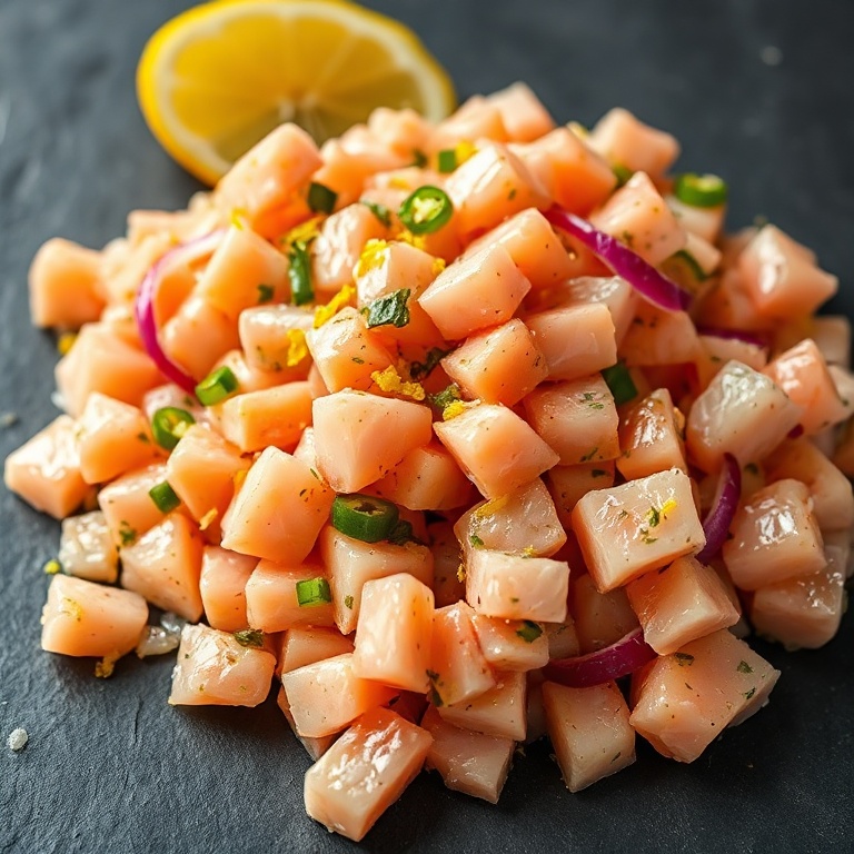 easy fresh salmon tartare