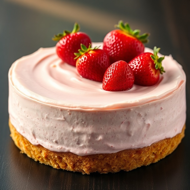 Easy Fresh Strawberry Mousse