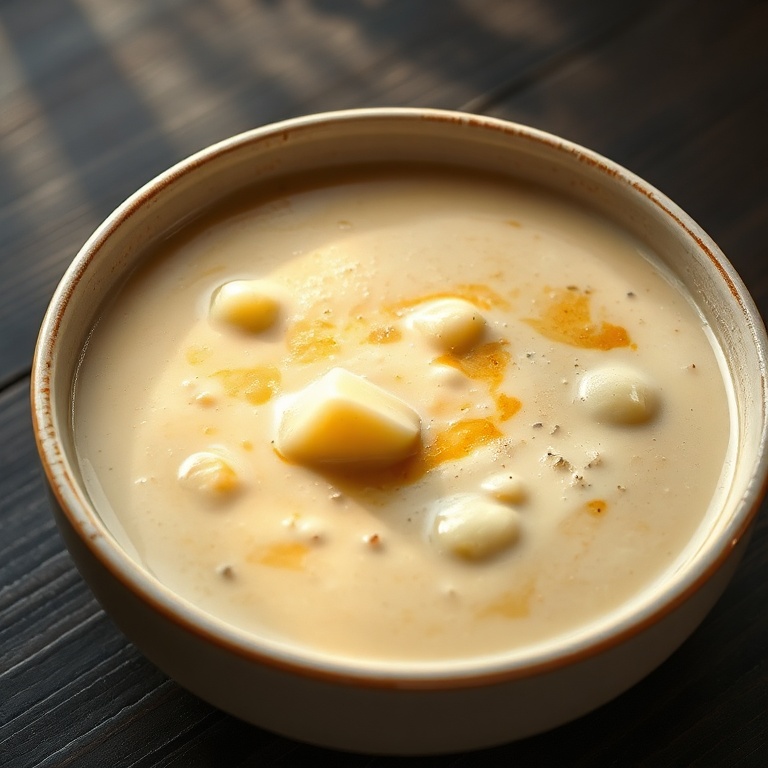 Easy Garlic Potato Soup