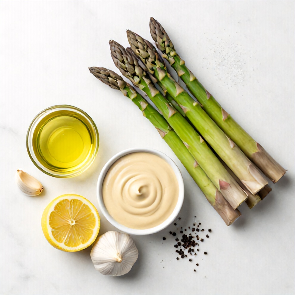 Raw Ingredients for Grilled Asparagus