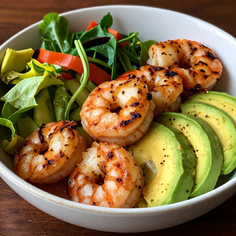 Easy Grilled Shrimp and Avocado Bowl