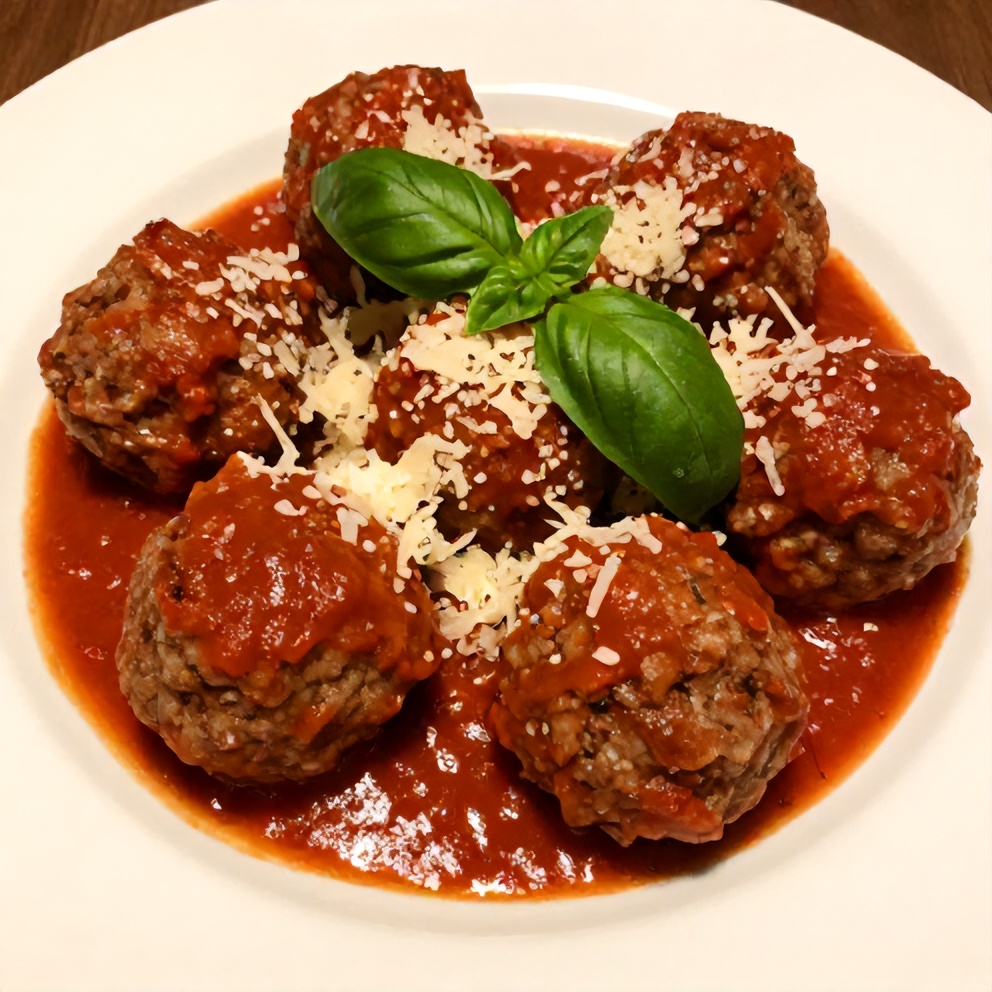 Finished Easy High Protein Turkey Meatballs Meal Prep Recipe