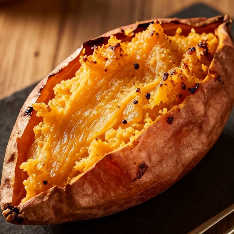 Easy Honey Roasted Sweet Potatoes