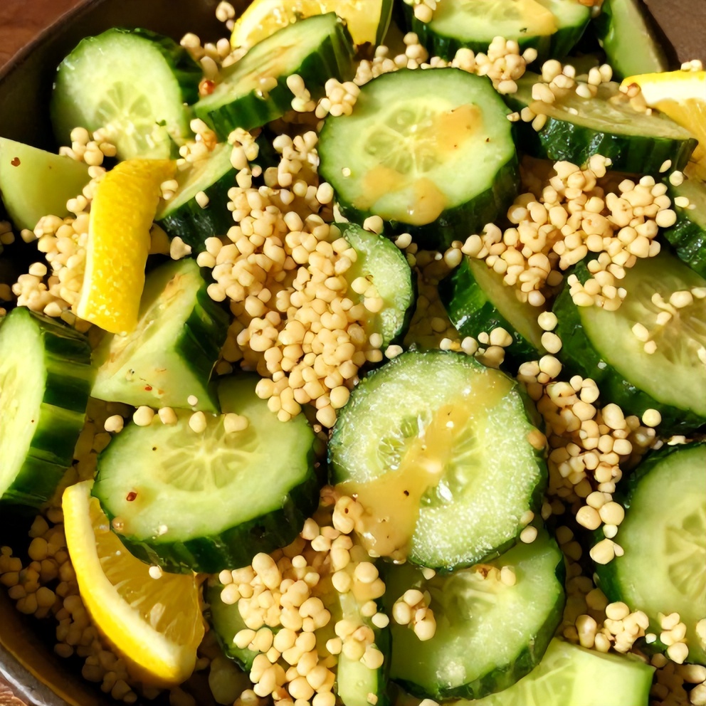 Easy Lemon Cucumber Couscous Salad