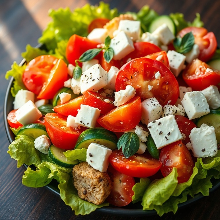 Easy Mediterranean Greek Salad