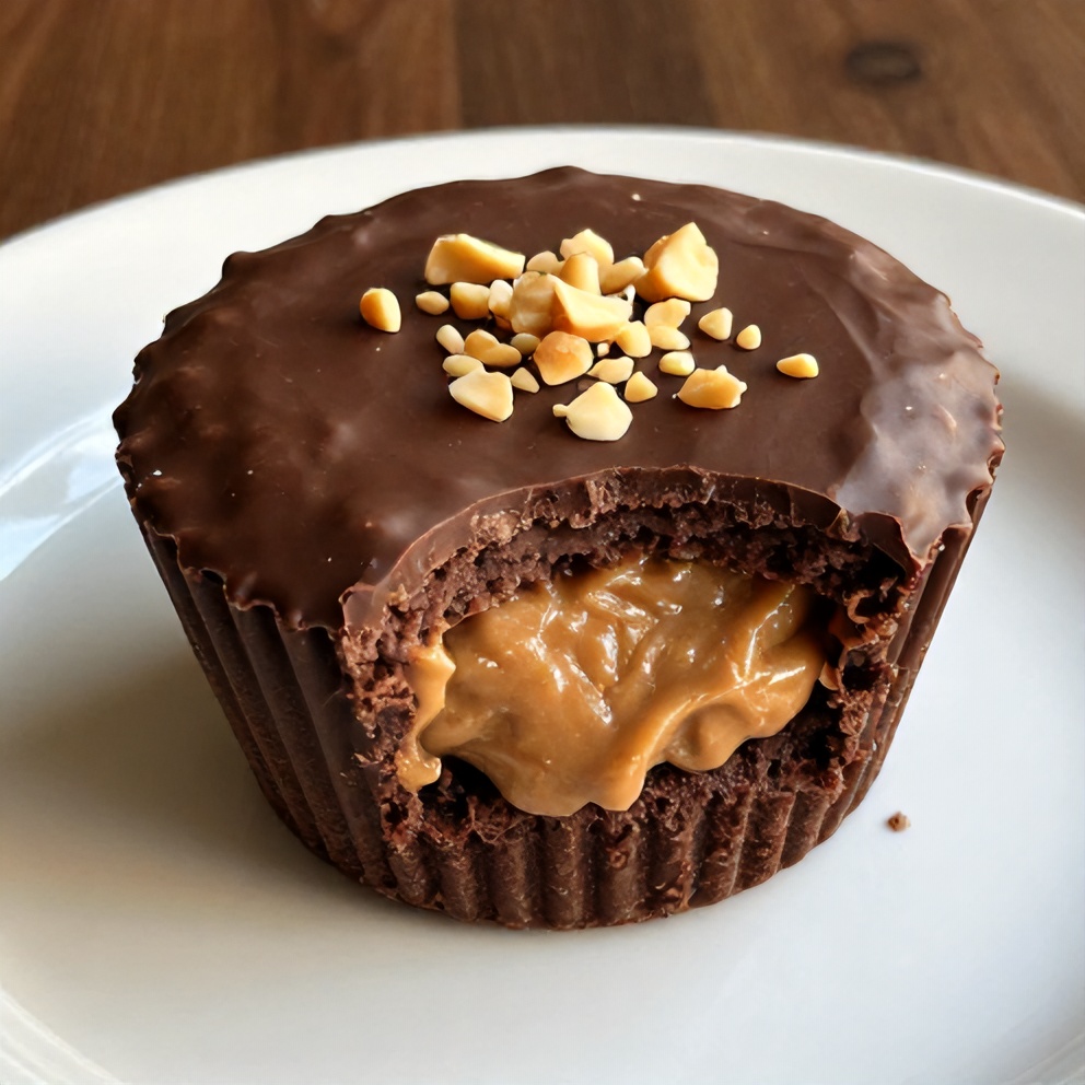 Easy No-Bake Chocolate Peanut Butter Protein Cups