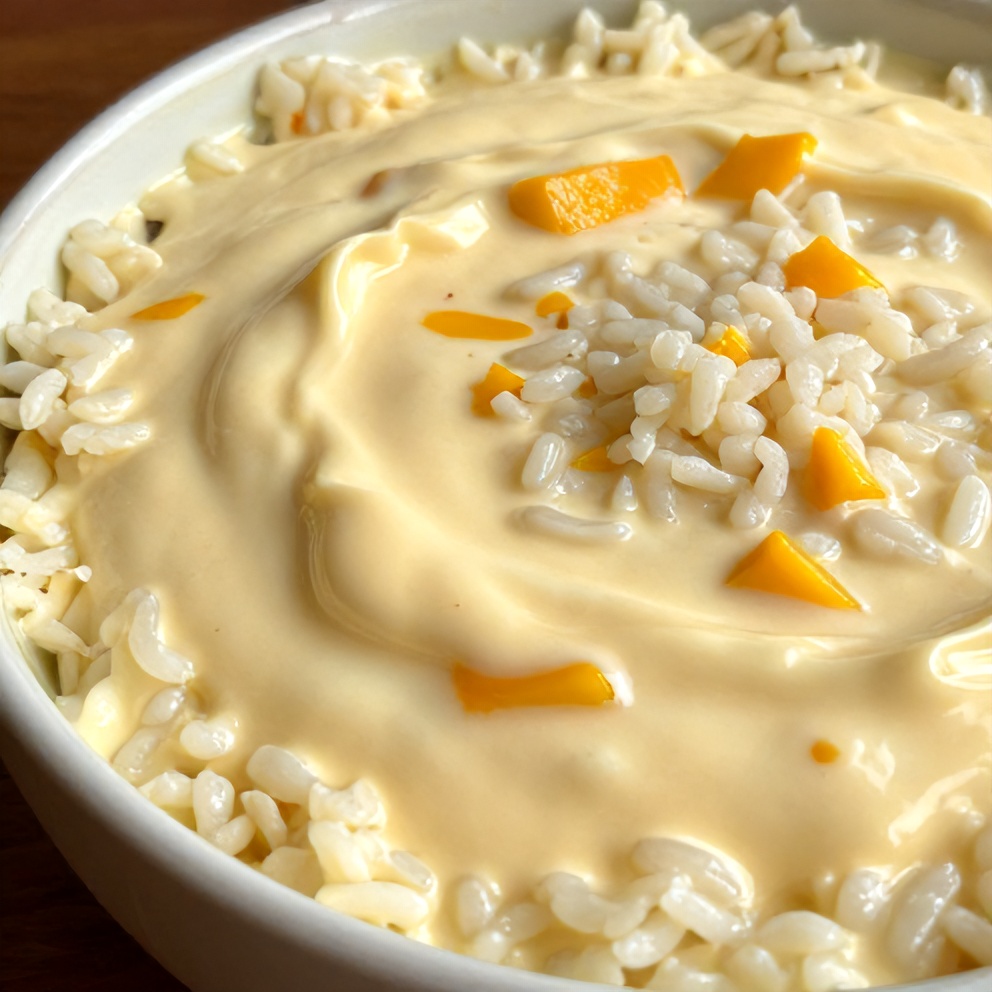 Easy No-Bake Mango Coconut Rice Pudding