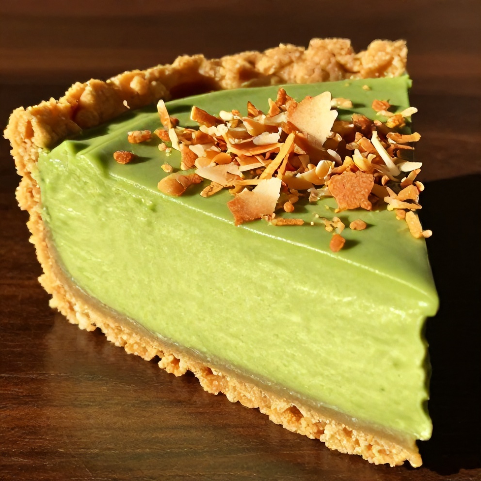 Easy No-Bake Matcha Coconut Cream Tart