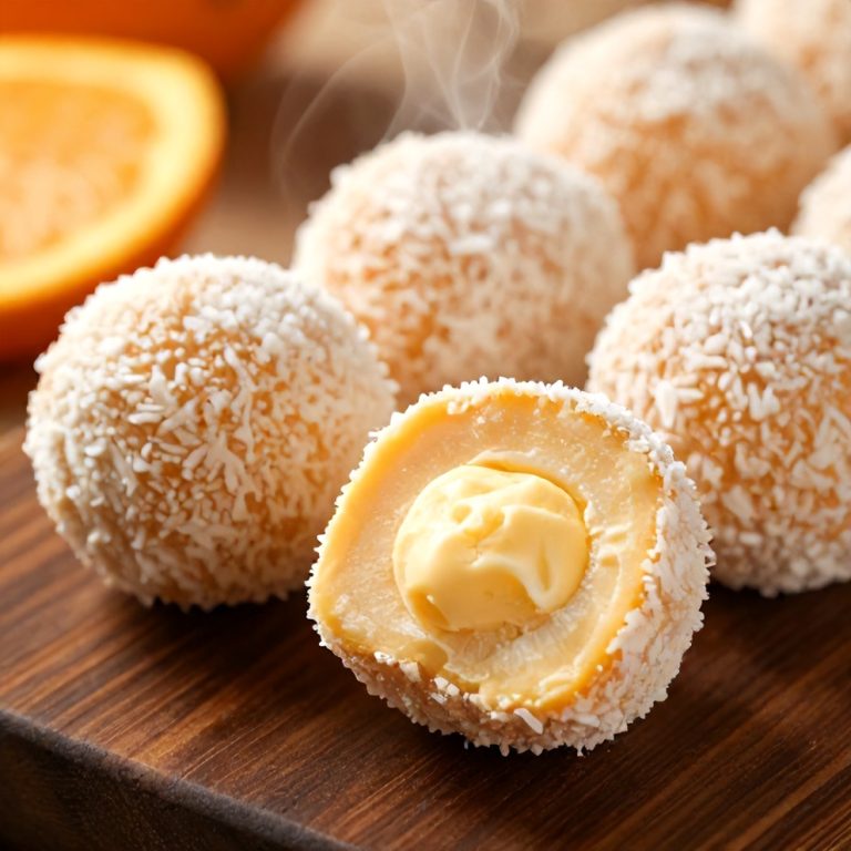 Easy No Bake Orange Creamsicle Truffles