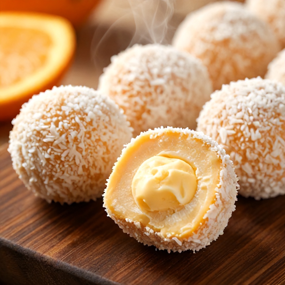 Easy No Bake Orange Creamsicle Truffles