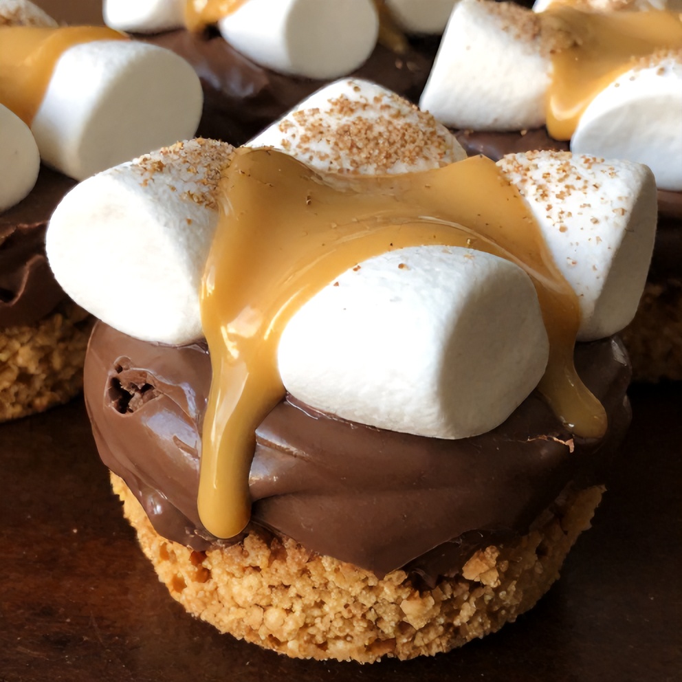 Easy No Bake S’mores Pudding Cups
