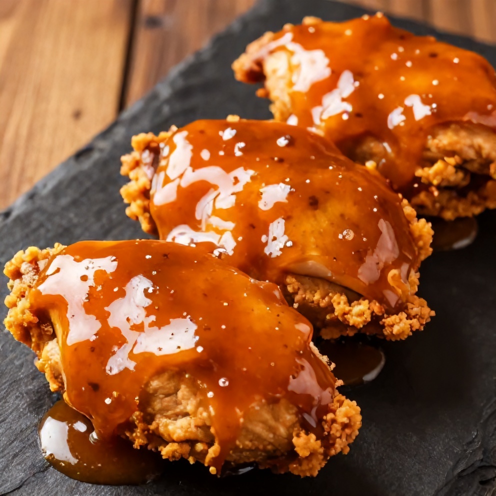 orange teriyaki turkey medallions