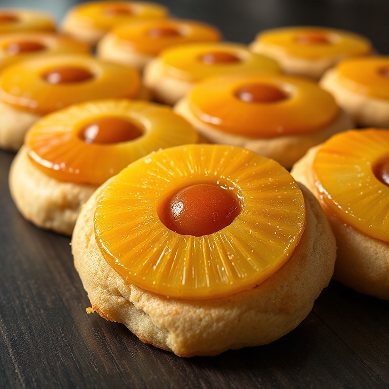 easy pineapple upside down sugar cookies