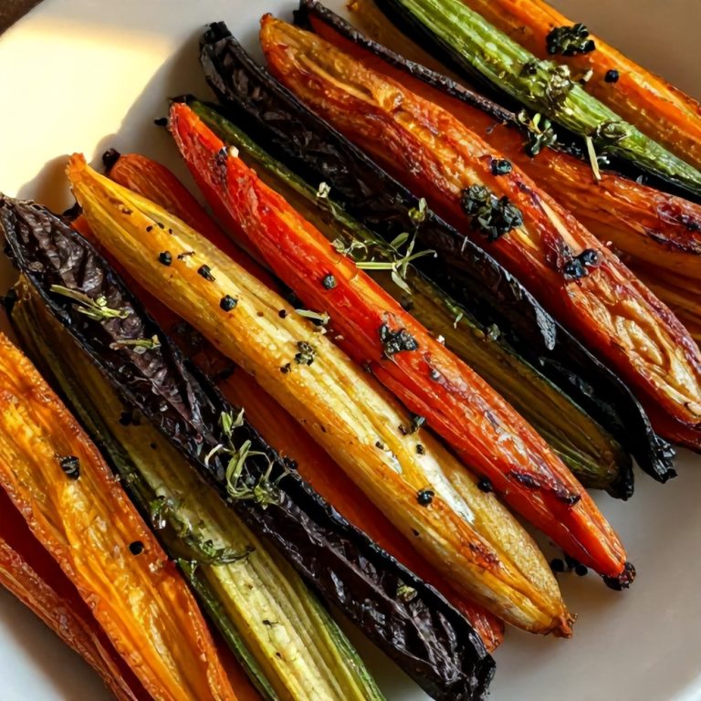 Easy Roasted Rainbow Vegetables