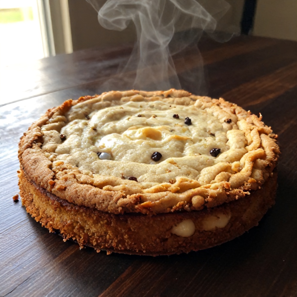 Easy S'mores Cookie Cake