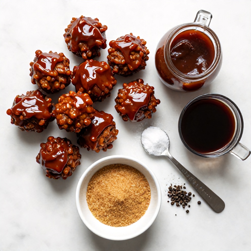 Ingredients for Little Smokies in BBQ Sauce