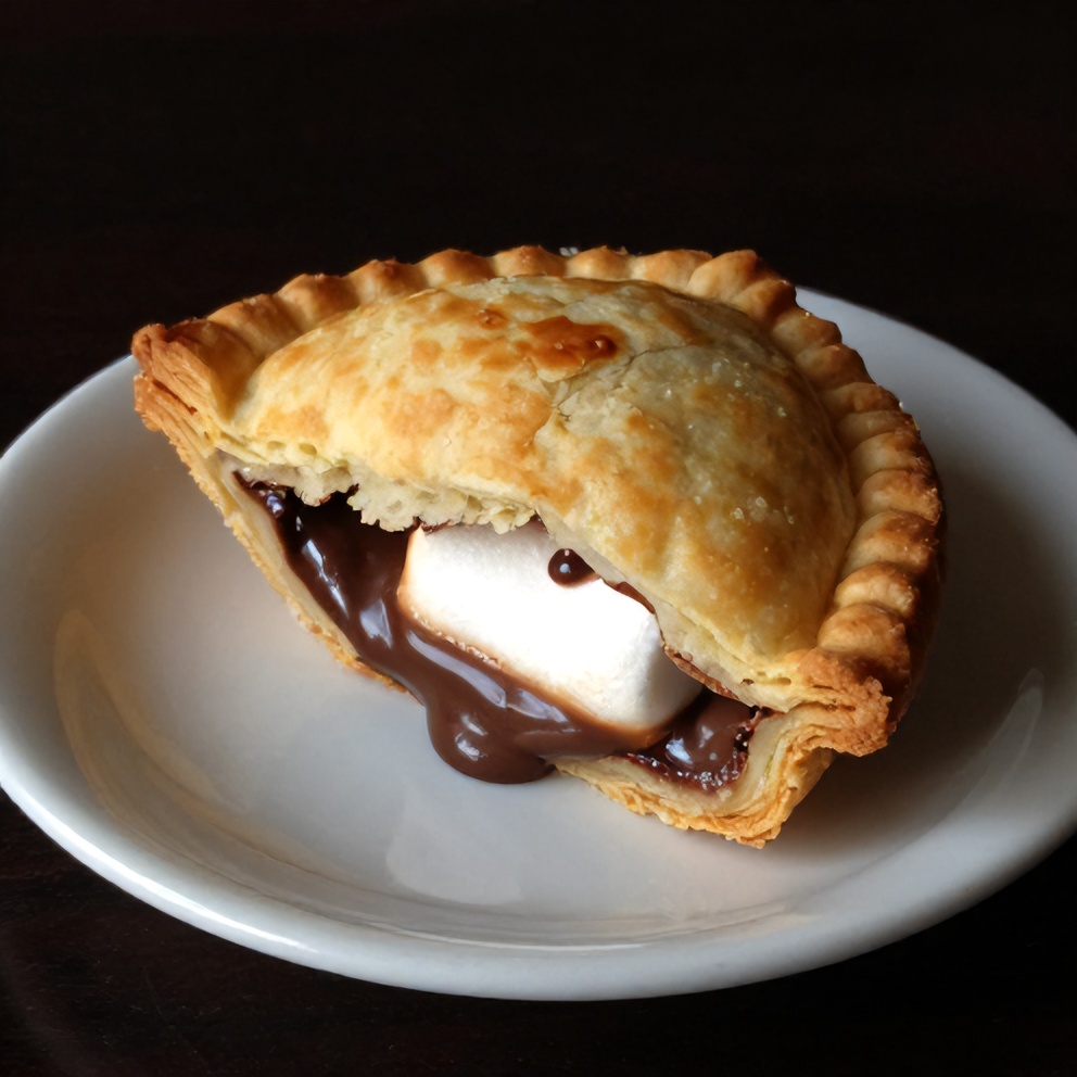 S’mores Hand Pie on a small plate