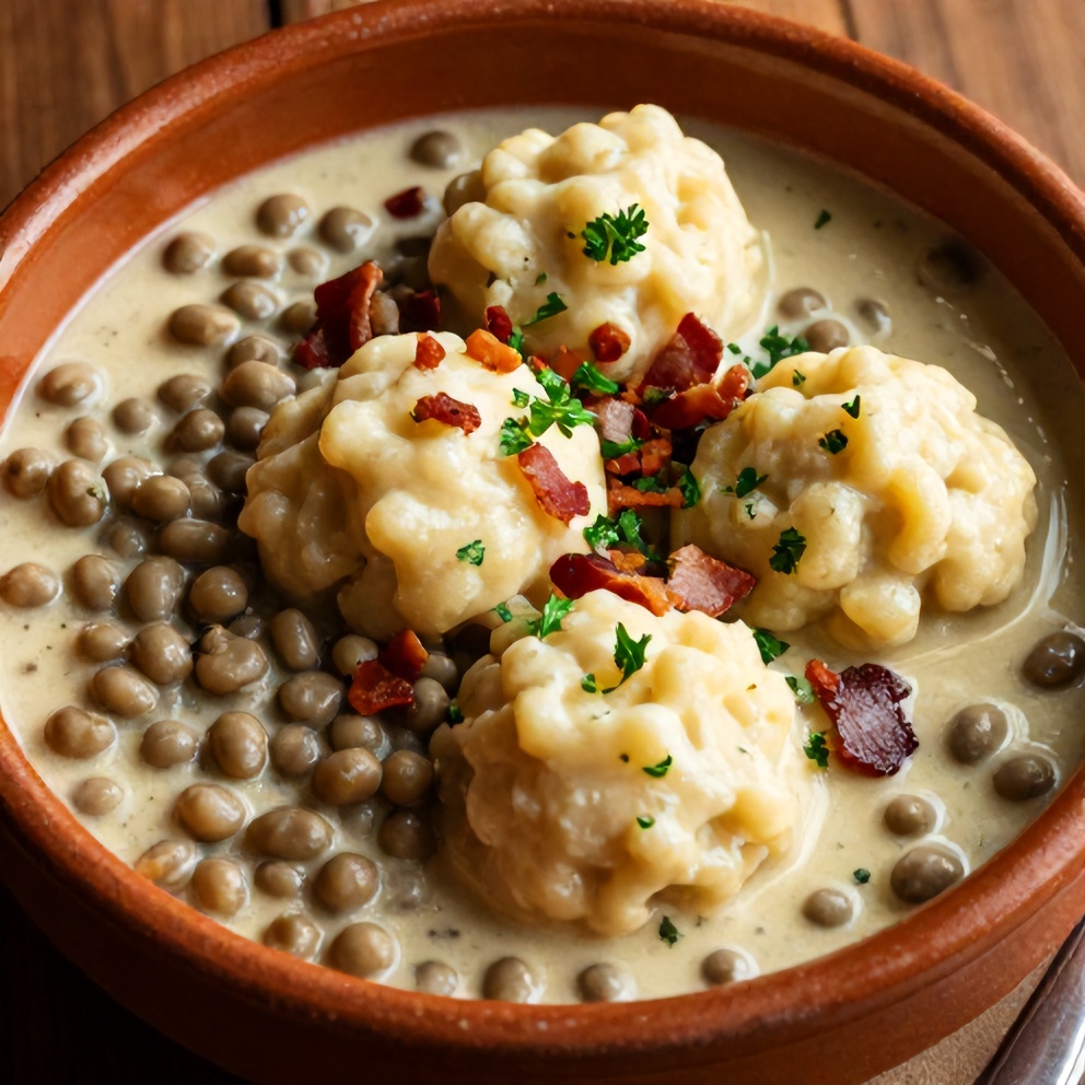 Southern Peas and Dumplings Final Dish