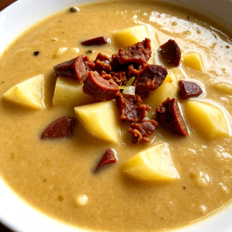 Easy Spanish Potato Soup with Chorizo
