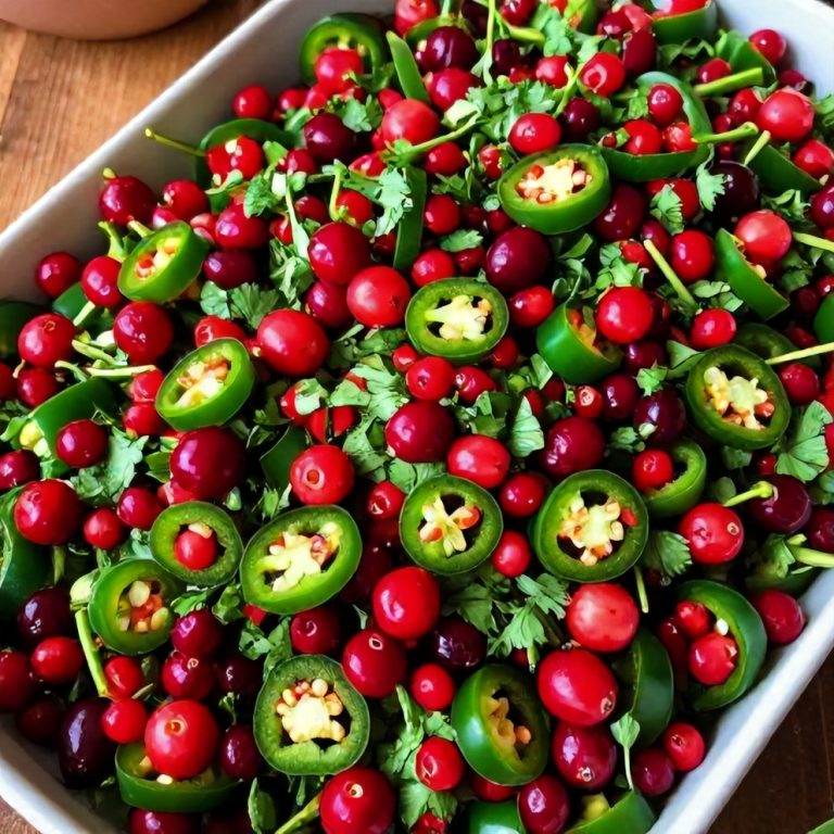 Easy Spicy Cranberry Salsa