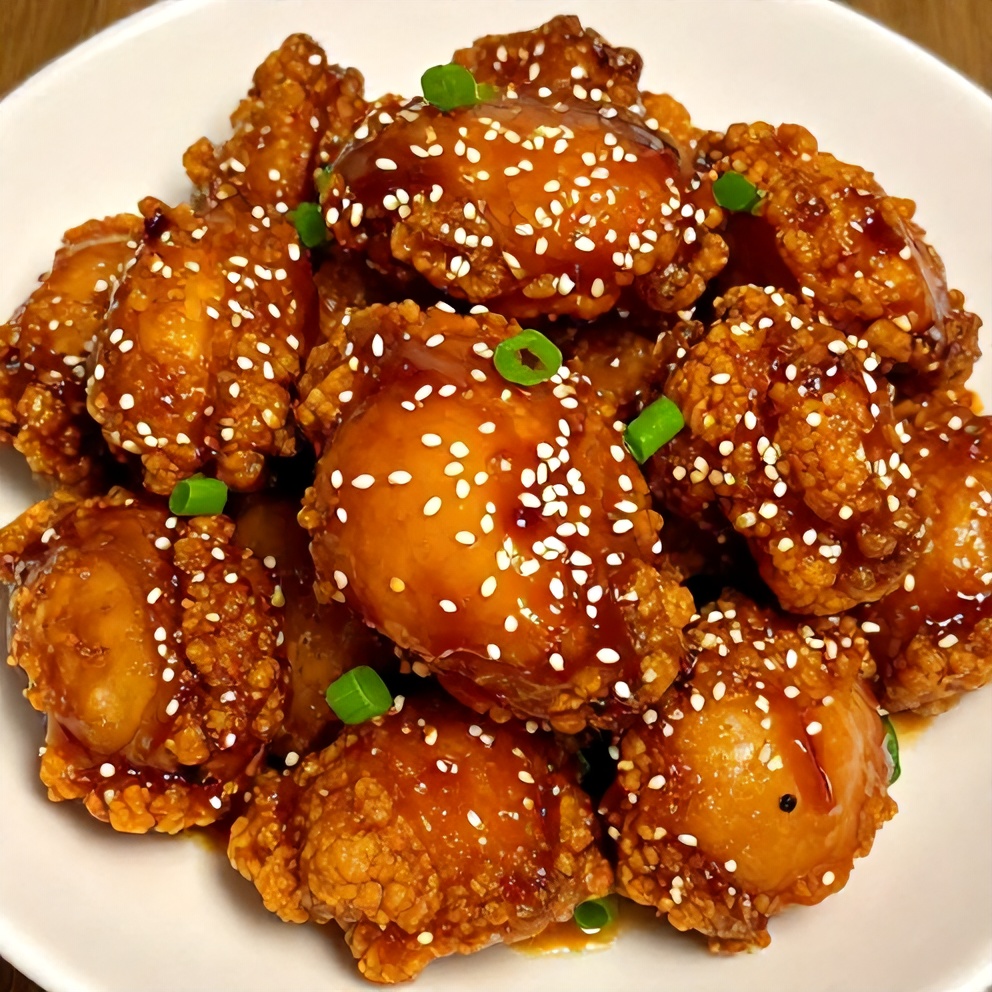 Chicken with Spicy Honey Soy Sauce
