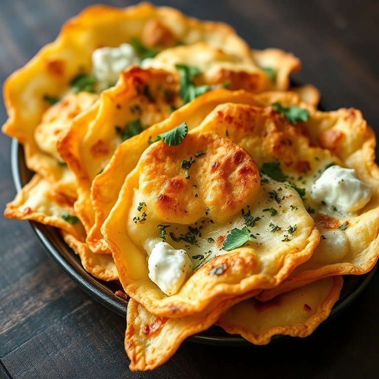 Easy Spinach and Cottage Cheese Flagels