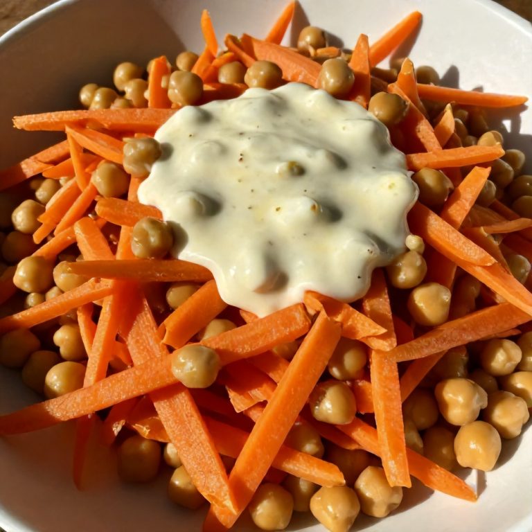 Easy Spring Carrot and Chickpea Salad
