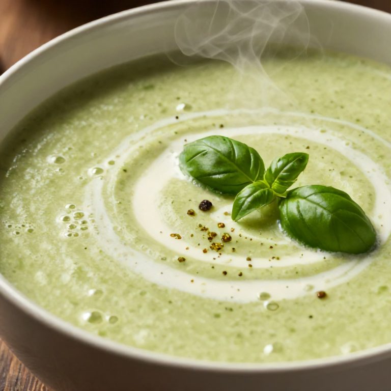 Easy Spring Zucchini Basil Soup