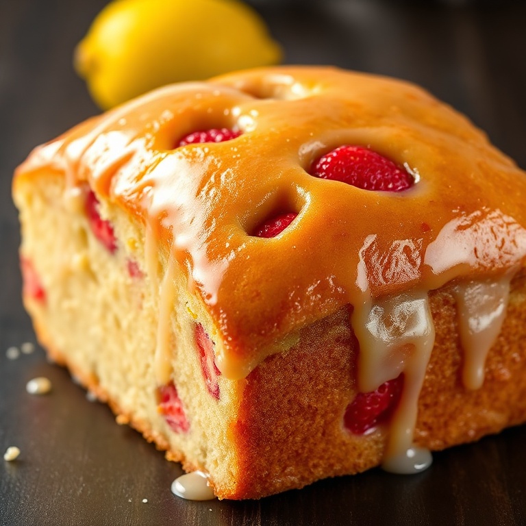 easy strawberry lemonade bread