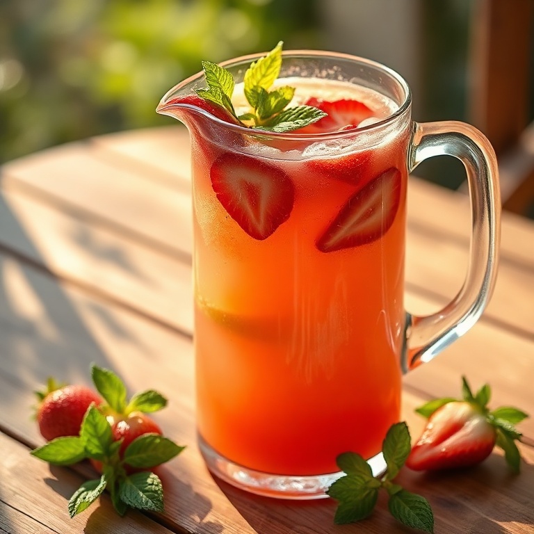 Easy Strawberry Lemonade Punch