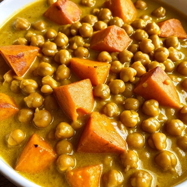 Easy Sweet Potato Chickpea Curry