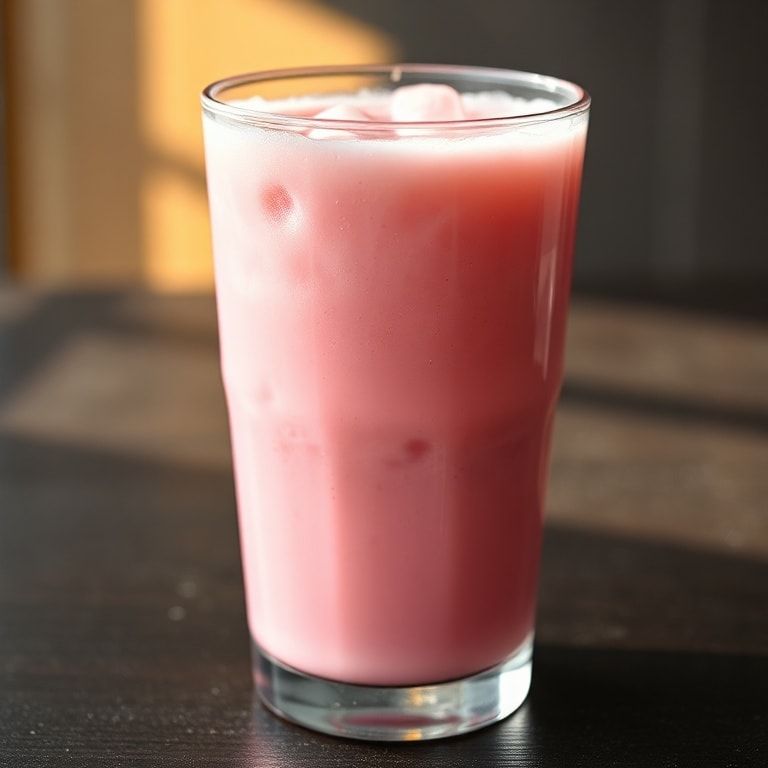 easy Thai pink milk drink