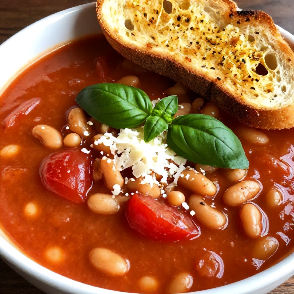 Easy Tomato and White Bean Soup