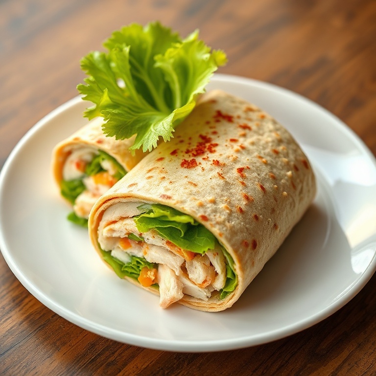 Easy Turkey Ranch Club Wrap