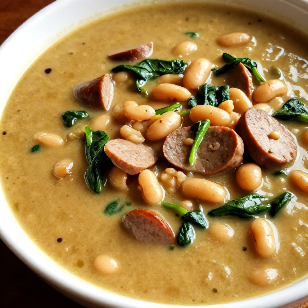 Easy Tuscan White Bean Soup