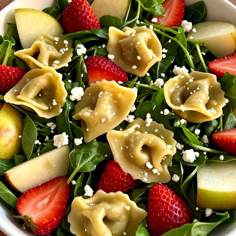 fresh apple tortellini salad