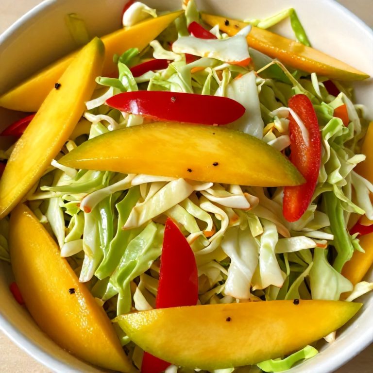 fresh mango slaw