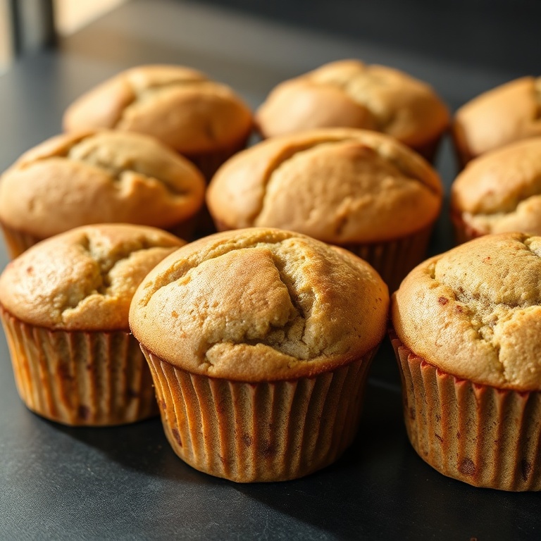 healthy Greek yogurt banana muffins