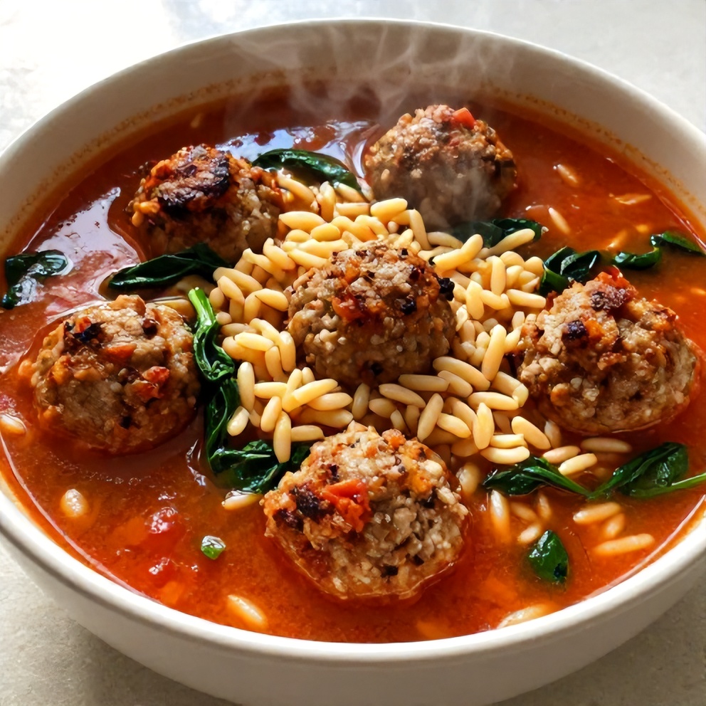 Turkey Meatball Soup