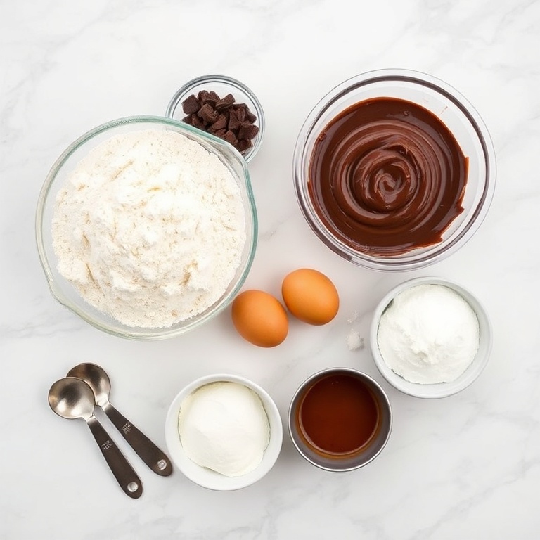 Ingredients for Homemade Italian Chocolate Maritozzi Buns