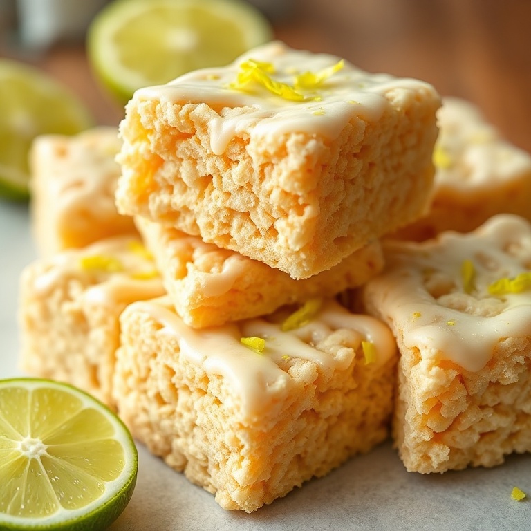 Key Lime Rice Krispie Treats