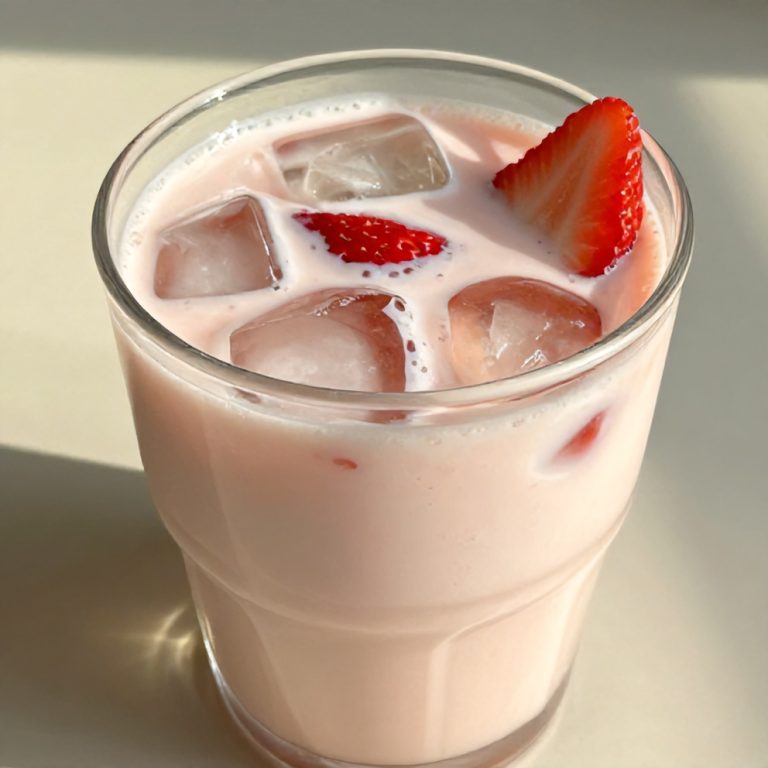 Korean strawberry milk