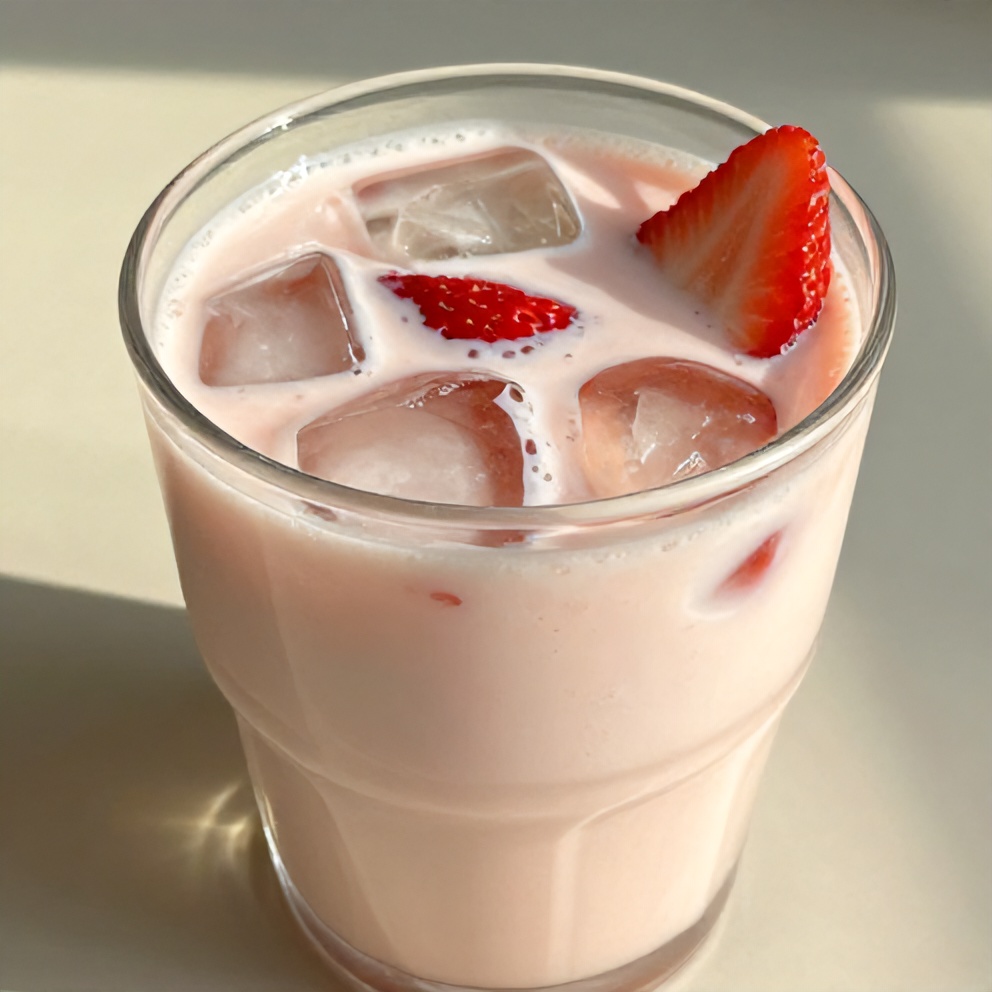 Korean strawberry milk