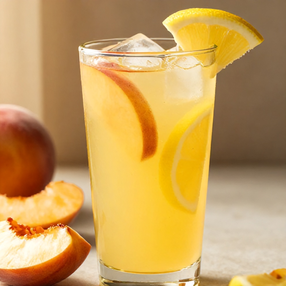 Peach Ginger Lemonade